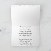 "Lone Fir Friedhof Crypt" Hallowe’en card #1 Karte (Innenseite)