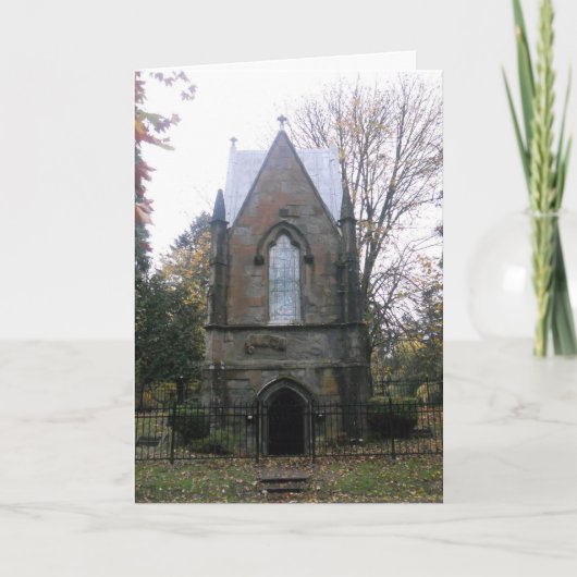 "Lone Fir Friedhof Crypt" Hallowe’en Card #3 Karte (Vorderseite)