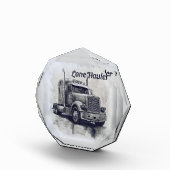 "Lone Hauler - Bold Bobtail Truck Art Pri Fotoblock (Rechts)