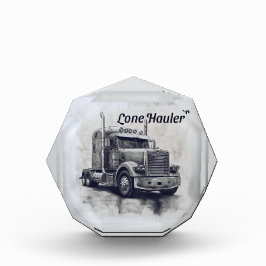 "Lone Hauler - Bold Bobtail Truck Art Pri Fotoblock