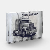 "Lone Hauler - Bold Bobtail Truck Art Pri Fotoblock (Links)