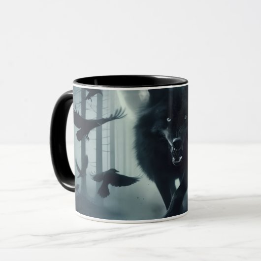 Lone Hunter Coffee Tasse (Vorderseite Links)
