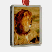 Lone Lion Ornament Aus Metall (Rechts)