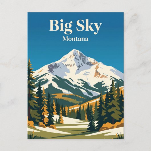 Lone Mountain USA Postkarte (Vorderseite)