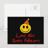 Lone Nut Seeks Followers Postkarte (Vorne/Hinten)