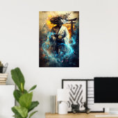 Lone Onmyoji - Der Geist Summoner Poster (Heimbüro)