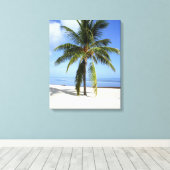 Lone Palm Leinwanddruck (Insitu (Holzboden))
