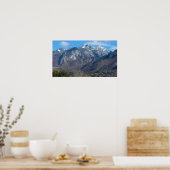Lone Peak Mountain Utah 2012 22x12 Druck Poster (Küche)