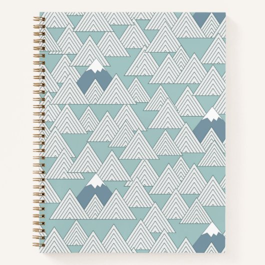 Lone Peaks Notebook Notizblock (Vorderseite)