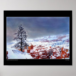 Lone Pine in a Painted Sky - Fine Art Poster