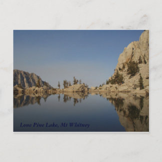 Lone Pine Lake, Mt Whitney Postkarte