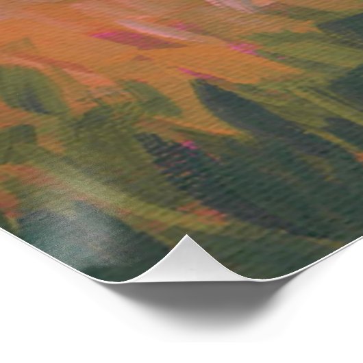 Lone Pine Tree Poster (Ecke)