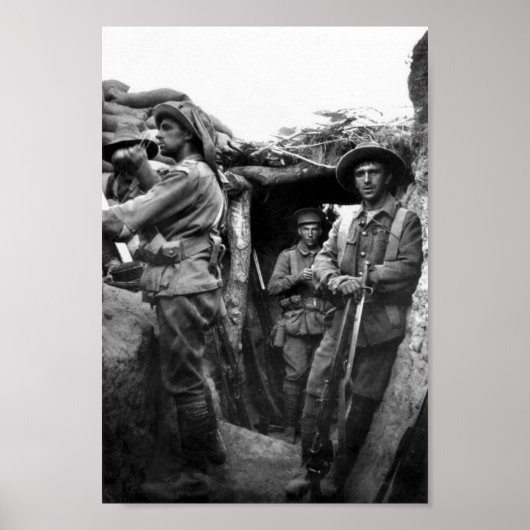 Lone Pine Trenches, Gallipoli Poster (Vorne)