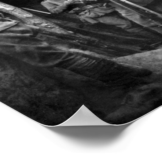 Lone Pine Trenches, Gallipoli Poster (Ecke)