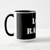 Lone Ranger Black 15 oz Ringer Tasse (Links)