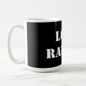 Lone Ranger Black 15 oz Ringer Tasse (Links)