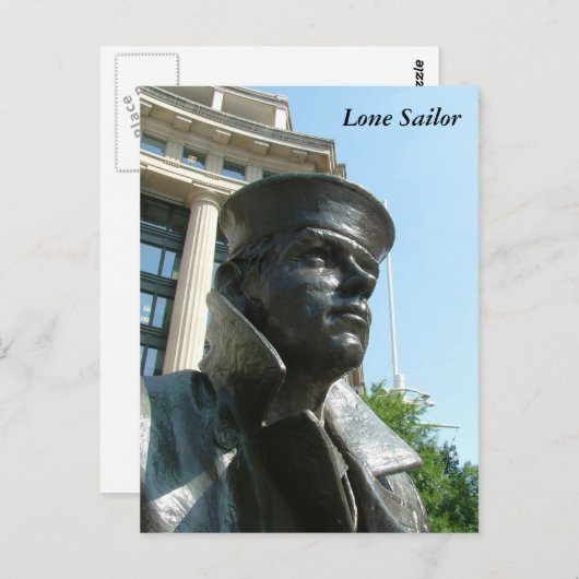 Lone Sailor Postkarte (Vorne/Hinten)