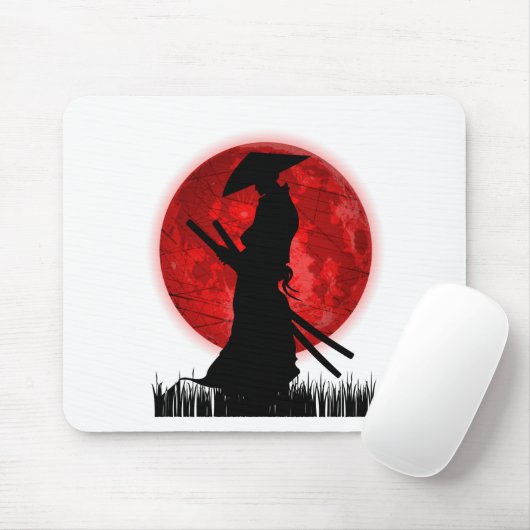 Lone Samurai Mousepad (Mit Mouse)