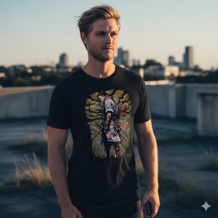 Lone Samurai T-Shirt – Ehre in Schatten Tri-Blend Shirt