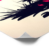 Lone Samurai unter Sakura Poster (Ecke)