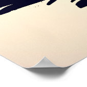 Lone Samurai unter Sakura Poster (Ecke)