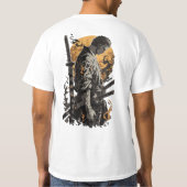 Lone Samurai Warrior T-Shirt (Rückseite)