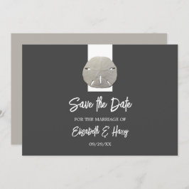 Lone Sand Dollar - Holzkohle Grau - Save the Date