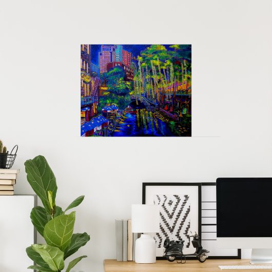 Lone Star Abend Print Poster (Heimbüro)