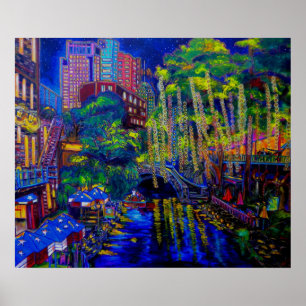 Lone Star Abend Print Poster