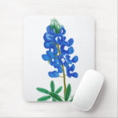 Lone Star Bluebonnet Mousepad (Mit Mouse)
