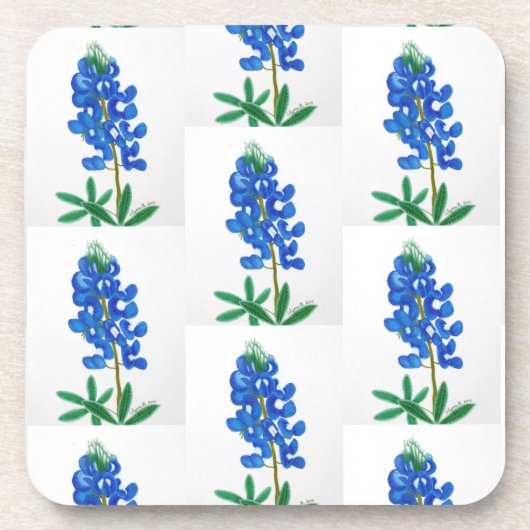 Lone Star Bluebonnet Untersetzer (Vorderseite)