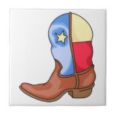 Lone Star Boot Fliese (Vorderseite)