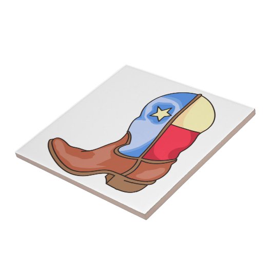 Lone Star Boot Fliese (Seite)