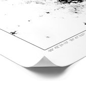 Lone Star Cities Census Dotmap Poster (Ecke)