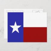 Lone Star Flag Postkarte (Vorne/Hinten)