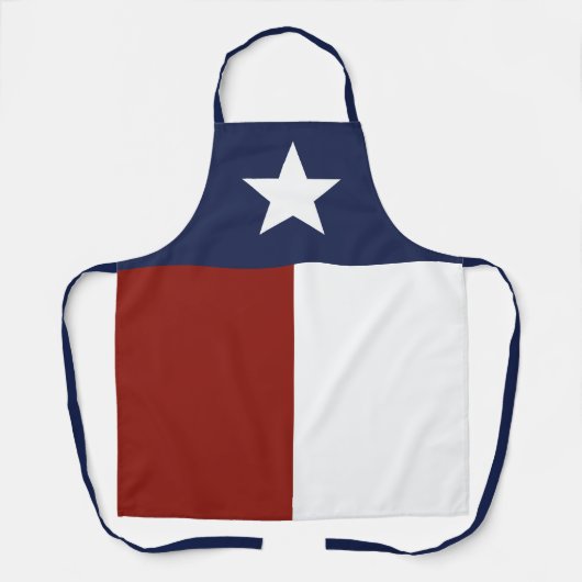 Lone Star Flag von Texas Schürze (Vorderseite)