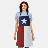 Lone Star Flag von Texas Schürze (Getragen)