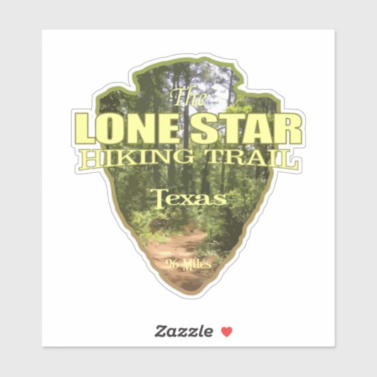 Lone Star HT (Pfeilspitzen) Aufkleber (Blatt)