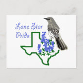 Lone Star Pride Postkarte (Vorderseite)