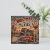 Lone Star Route 66 Weihnachtsgrüße (Stehend Vorderseite)