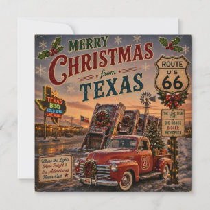 Lone Star Route 66 Weihnachtsgrüße