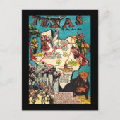 Lone Star Staat Postkarte (Vorderseite)