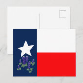 Lone Star Staat Postkarte (Vorne/Hinten)