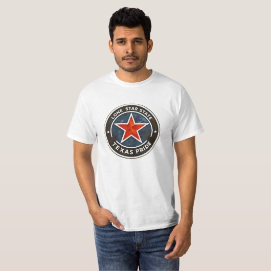Lone Star Staat Texas Houston San Antonio Dallas T-Shirt (Vorne ganz)
