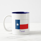 Lone Star Staat-Texas Zweifarbige Tasse (Links)