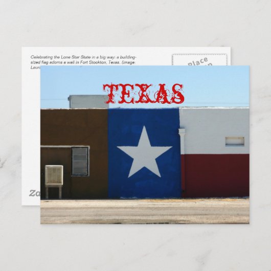 Lone Star, Texas Postcard Postkarte (Vorne/Hinten)