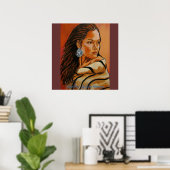 "Lone Star" von Susan Bergstrom Poster (Heimbüro)