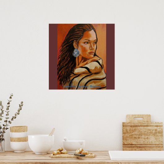 "Lone Star" von Susan Bergstrom Poster (Küche)