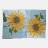 Lone Sunflower - Ein Küchentuch (Horizontal)