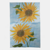 Lone Sunflower - Ein Küchentuch (Vertikal)